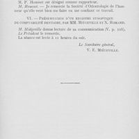 0117 - Page 117 - Sociétés scientifiques. Société d'odontologie de Paris. Séance du 7 juin 1921. Rapport de la septicité bucco-dentaire avec les maladies générales, par MM. Frey et Ch. Ruppe / VPrésentation d’un registre synoptique de comptabilité dentaire, par MM. Mlégeville et Romand