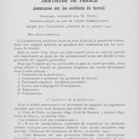 0118 - Page 118 - Intérêts professionnels. Association générale syndicale des dentistes de France