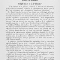 0149 - Page 149 - Réunions et congrès. Société française d’orthopédie dento-faciale. Compte rendu de la 2e réunion