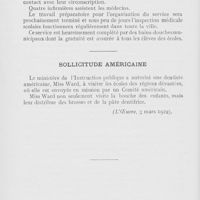 0168 - Page 168 - Hygiène. Clinique dentaire scolaire municipale à Saint-Etienne / Sollicitude américaine