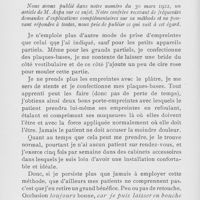 0350 - Page 350 - Travaux originaux. A propos de la prise d’empreintes pendant l’occlusion par G. Aspa