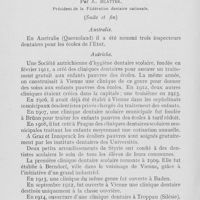 0440 - Page 440 - Hygiène. Note sur l'hygiène dentaire scolaire par A. Blatter (Suite et fin)