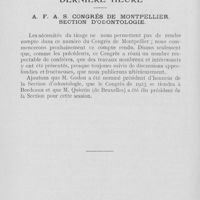 0520 - Page 518 - Nouvelles. Fiançailles / Dernière heure. A. F. A. S. Congrès de Montpellier. Section d’odontologie