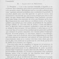 0561 - Page 559 - Sociétés scientifiques. Société d’odontologie de Paris. Séance du 6 décembre 1921. Correspondance / IAllocution du Président