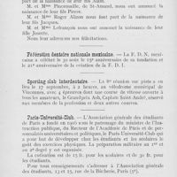 0584 - Page 582 - Nouvelles. Mariages / Naissances / Fédération dentaire nationale mexicaine / Sporting club interdentaire / Paris-Université-Club