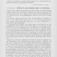 0621 - Page 619 - Revue analytique. H. Lefebvre. — Le tubercule de Carabelli (Thèse de Paris, 1920) / J. Gautier. — Rôle de la carie dentaire dans la tuberculose. (Thèse de Bordeaux, 1921)