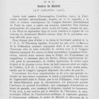 0635 - Page 633 - Réunions et congrès. Fédération Dentaire Internationale (F. D.). Session de Madrid. (4-6 septembre 1922)