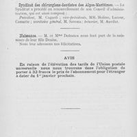 0712 - Page 710 - Nouvelles. Syndicat des chirurgiens-dentistes du Rhône et des régions voisines / Syndicat des chirurgiens-dentistes des Alpes-Maritimes / Naissances / Avis