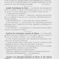 0723 - Page 715 - Réunions et congrès. Congrès de Bordeaux - Association française pour l’avancement des sciences - Section d'odontologie / Société d’odontologie de Paris / Syndicat des chirurgiens-dentistes de France / Syndicat des chirurgiens-dentistes du Rhône et des régions voisines