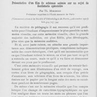 0011 - Page 10 - Travaux originaux. De l’emploi du cinéma pour l’enseignement de la technique professionnelle à l’aide de films de schémas animés par Th. Morineau