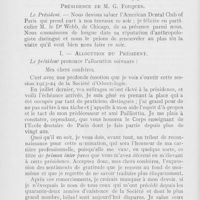 0125 - Page 124 - Sociétés scientifiques. Société d'odontologie de Paris. Réunion du 6 novembre 1923. Allocution du président