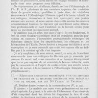 0127 - Page 126 - Sociétés scientifiques. Société d'odontologie de Paris. Réunion du 6 novembre 1923. Allocution du président. / Réduction chirurgico-prothétique d’un cas difficile de fracture de la mâchoire inférieure avec présentation de malade, par les Drs Chenet et Truffert