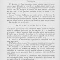 0131 - Page 130 - Sociétés scientifiques. Société d'odontologie de Paris. Réunion du 6 novembre 1923. Réduction chirurgico-prothétique d’un cas difficile de fracture de la mâchoire inférieure avec présentation de malade, par les Drs Chenet et Truffert / Contribution au traitement des dents infectées par le bioxyde de sodium par M. Lubetzki