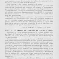 0318 - Page 317 - Revue analytique. L. Dubreuil-Chambardel et J. Bernardeau. — Morphogénie des artères dentaires du maxillaire supérieur. (Gazette Médicale du Centre, 1922) / Cotte. — Les dangers de l'anesthésie au chlorure d'éthyle. (Société de Chirurgie de Lyon, 22 juin 1922)