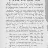 0339 - Page 338 - Intérêts professionnels. Les médecins locataires et la dernière loi sur les loyers