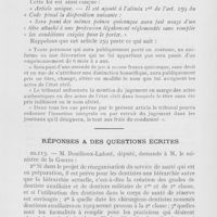 0342 - Page 341 - Intérêts professionnels. Loi sur les usurpations de titres / Réponses à des questions écrites