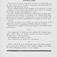 0351 - Page 350 - Nécrologie. Professeur Gariel / M. Charles Capdeville / Mme Gilbert Fauque