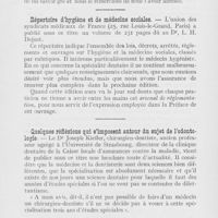 0432 - Page 431 - Bibliographie. Etude sur les mutilés maxillo-faciaux de guerre / Répertoire d’hygiène et de médecine sociales / Quelques réfléxions qui s ’imposent autour du sujet de l’odontologie / Annuaire scientifique dentaire