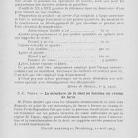 0513 - Page 512 - Revue analytique. Pierre Robin. — Influences des dysmorphoses facio-cranio-vertébrales sur l'état de santé en général et leur rôle dans les cas de mortalité précoce (Académie de médecine, 12 juin 1923) / A. Petit. — Le cidomnès, sa préparation, ses indications (Revue de Stomat. , 1923) / E. -C. Piette. — La structure de la dent en fonction du champ de force (Société anatomique, Strasbourg, 12 avril 1913)