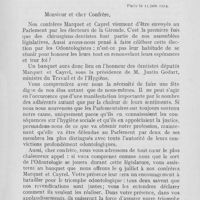 0527 - Page 526 - Chronique professionnelle. Banquet offert aux chirurgiens-dentistes députés