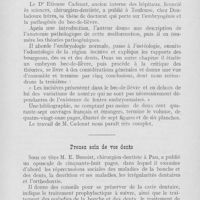 0529 - Page 528 - Bibliographie. Recherches sur l’embryogénie et la pathogénie du bec-de-lièvre / Prenez soin de vos dents