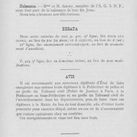 0533 - Page 532 - Nouvelles. Mariages / Naissance / Errata / Avis