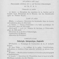 0582 - Page 581 - Réunions et congrès. Congrès de Lièg. 28 juillet - 2 août 1924
