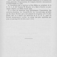 0663 - Page 662 - Dernière heure. Fédération dentaire internationale