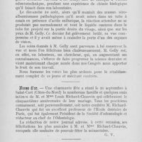 0723 - Page 722 - Nouvelles. Accident professionnel / Noces d’or / Tableau de concours pour la Légion d’honneur