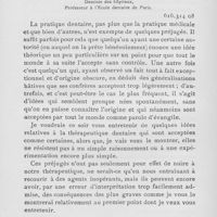 0810 - Page 807 - Travaux originaux. De quelques préjugés en thérapeutique dentaire par le Dr Maurice Roy