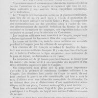 0834 - Page 831 - Réunions et congrès. 3e congrès international de médecine et de pharmacie militaires