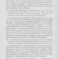 0840 - Page 837 - Réunions et congrès. Société européenne d’orthodontie (Amsterdam, 9-10 et 11 août 1924). Les malocclusions appartenant à la « denture de l'homme futur » du professeur Bolk en tant que classe nouvelle dans le diagnostic orthodontique par le Dr Viggo Andresen / Rapport des anomalies psychiques et des anomalies dentaires et maximillaires par suite des affections des glades endocrines, par le Dr Kadner / Coopéaration intelligente du dentiste et de l'orthodontiste dans la prophylaxie des irrégularités dentaires par M. J. T. Meaney / les malocclusions appartenant à la "denture de l'homme future" du professeur Bolk en tant que classe nouvelle dans le diagnostic orthodontique, par le Dr Viggo Andresen