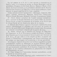 0843 - Page 840 - Réunions et congrès. Federation dentaire internationale. Session de Luxembourg 3-5 août 1924