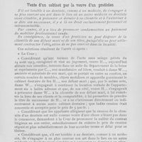 0856 - Page 853 - Jurisprudence professionnelle. Cour d’appel de Paris (6e ch). Audience du 27 février 1924