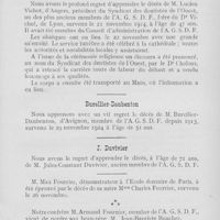 0924 - Page 921 - Nécrologie. M. Lucien Vichot / M. Burellier-Daubenton / M. Jules-Constant Duvivier / Mme charles Fourrier / M. Jean-Baptiste Boucher