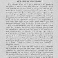 0040 - Page 37 - Bulletin. Aux étudiants, aux jeunes confrères