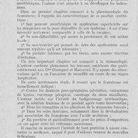 0065 - Page 62 - Bibliographie. Premières recherches sur les infections chroniques de la pulpe et de l’apex / Dr Max Le Clerc. — Etude sur les multiples indications du Scuroforme (Para-aminobenzoate de butyle normal) (Thèse de Paris, novembre 1925) / Livres reçus