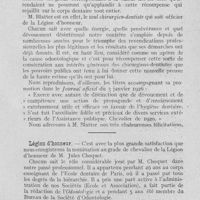 0070 - Page 67 - Nouvelles. M. A. Blatter officier de la légion d'honneur / Légion d’honneur / Association générale syndicale des dentistes de France