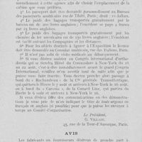 0195 - Page 190 - Réunions et congrès. VIIe congrès dentaire international / Avis