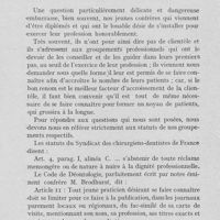 0310 - Page 305 - Réunions d’intérêts professionnels. Rapport sur la publicité dans le cadre de la déontologie par René Regnart