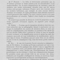 0420 - Page 405 - Sociétés scientifiques. Société d’odontologie de Paris. Réunion du 13 avril 1926. les études odontologiques à l'école dentaire de Rosario / Fiche synoptique pour la prise d’observation d’un pyorrhéique, par M. Le Dr Delater