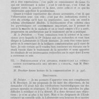 0422 - Page 407 - Sociétés scientifiques. Société d’odontologie de Paris. Réunion du 13 avril 1926. Fiche synoptique pour la prise d’observation d’un pyorrhéique, par M. Le Dr Delater / Présentation d’un appareil permettant la stérilisation extemporanée des mèches a canaux, par M. Brochier