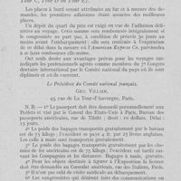 0435 - Page 420 - Réunions et congrès. 7e congrès dentaire international. B. — Renseignements particuliers / Avis aux congressistes