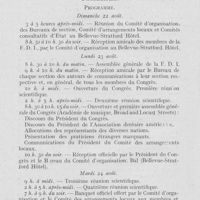0565 - Page 548 - Réunions et congrès. 7e congrès dentaire international. Dimanche 22 août - Vendredi 27 août