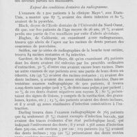 0598 - Page 581 - Revue des revues. Importance de l’examen radiographique dentaire par Alonzo Milton Nodine. Première partie. Difficulté de l'interprétation / Exposé des conditions dentaires du radiogramme