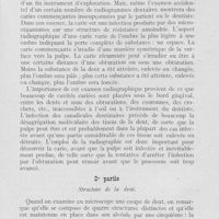 0600 - Page 583 - Revue des revues. Importance de l’examen radiographique dentaire par Alonzo Milton Nodine. Première partie. Résultats globaux des examens radiographiques / Carie dentaire / 2e partie. Structure de la dent