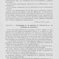 0732 - Page 715 - Revue analytique. Coriat. — De la doctrine dentaire de la stomatite ulcéro-membraneuse et de l’angine de Vincent. (Thèse de Paris, 1925) / Huguenot. — Traitement de la maladie de Fauchard par la prothèse de contention. (Thèse de Paris, 1925)