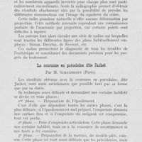 0748 - Page 731 - Réunions et congrès. Congrès de Lyon - Association française pour l’avancement des sciences - Section d’odontologie. 26-31 juillet 1926.. Iv. — Communications. Méthode nouvelle de diagnostic des malpositions dento-maxillo-faciales par le Dr Pont et M. Comte / La couronne en porcelaine dite Jacket par M. Schatzmann