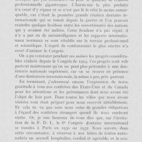 0885 - Page 862 - Travaux originaux. Le 7e congrès dentaire international par le Dr Maurice Roy / Une visite aux écoles dentaires américaines par A. Blatter