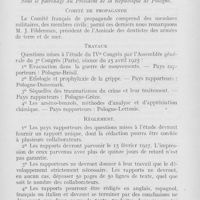 0316 - Page 315 - Réunions et congrès. IVe congrès international de médecine et de pharmacie militaires. Varsovie (30 mai-4 juin 1927)